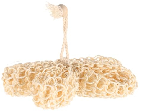 Mipcase Bola de Baño de Sisal Exfoliante Multifuncional para Ducha Masaje Corporal Limpieza de Piel Bola Espumante Natural para Uso Diario