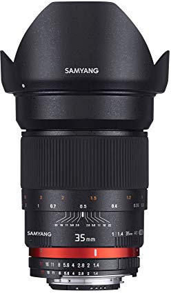 Samyang 35mm F1.4 Objektiv für Anschluss Sony Alpha
