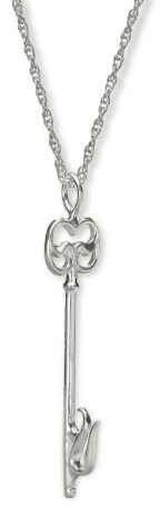 Der Hobbit Düsterwald Schlüssel Kette Silber 45 cm lang mit 3,5 cm Anhänger Box