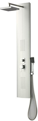 DP GRIFERIA Granada - Columna de Ducha hidromasaje, Color Plateado