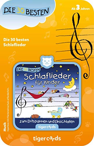 tigermedia tigercard Die 30 Besten Schlaflieder Kinder Einschlafritual Gute Nacht Lieder Beruhigung tigerbox Hörbox Hörspiel Hörbuch Kindermusik