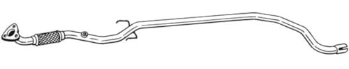 BOSAL Tuyau d'échappement centre Ligne d'échappement 950-125