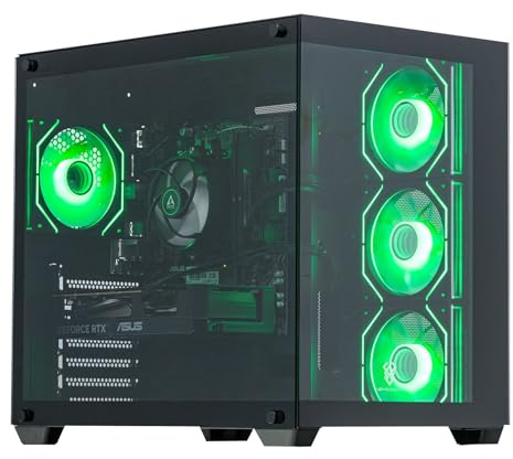 Veno Scorp Gaming PC Desktop Computer: i7-3770 3.90Ghz - 16GB RAM - RTX 3050 8GB - 256GB SSD - 1TB HDD - 500W 80+ PSU - Nemesis RGB Gaming Case - WIFI - Windows 11