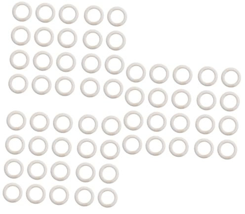 Operitacx Zubehör Für 60 Stk Schnallen Für Kleidungstaschen Ringd Gepäckzubehör Für Koffer Aus D-ring Kleine Ringe Zum Basteln Unfertiger Holzring Außendurchmesser Hölzern Verbinder Zubehör