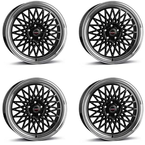 4x Borbet Felgen B 8.5x19 ET40 5x108 black rim polished kompatibel mit Volvo C30 C40 C70 EX30 S40 S60 S80 S90 V40 V50 V60 V70 V90 XC40 XC60 XC70