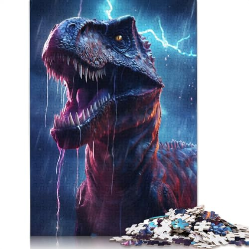 Epic Lightning T-Rex-Puzzle für Erwachsene, 1500 Teile, anspruchsvolle Familienspiele, Denksportaufgaben für Kinder ab 12 Jahren, 1500 Teile (85 x 57 cm)