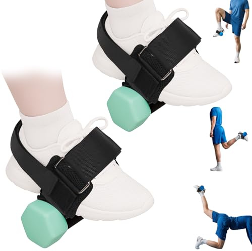 lasuroa 2pz Manubrio per Il Piede, Allenatore Tibiale Pesi Regolabili Caviglie Allenamento Gambe Flessori Dell'anca Riabilitazione per Periostite Tibiale Attrezzatura Palestra Domestica