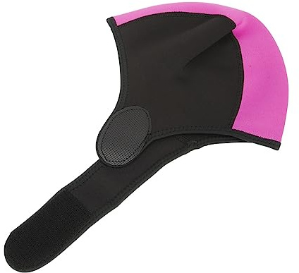 GALPADA Rubber Diving Head Cover Cold Swimming Hat for Winter Bathing Comfortable Neoprene Swim Cap Fits All Protects Hair and Ears from Water for Outdoor