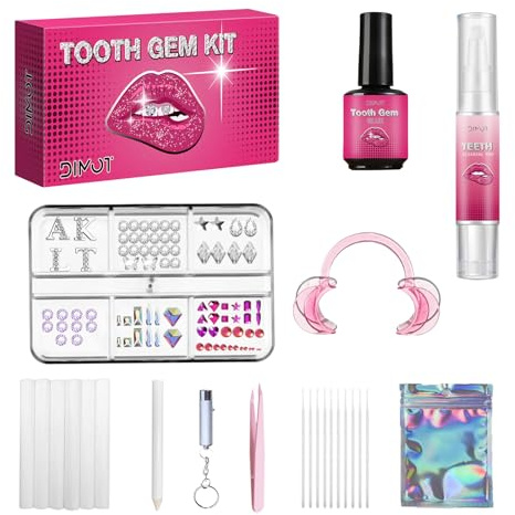 Juego de gemas de tooth, juego de joyas dentales