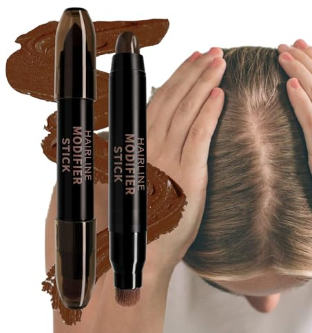 Uoqpty Grauhaar Abdeckstift Für Frauen, Ansatzfärbestift, 3g Stift Deckende Creme Für Täglichen Gebrauch Zu Hause Für Haaransatz Bart Kopfhaut