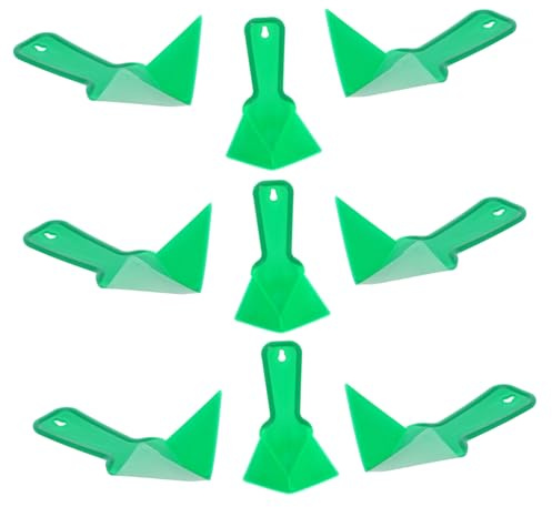 CLISPEED 10 piezas Paletas de Esquina para Drywall Herramientas de Acabado Duraderas con Mango Ergonómico y Textura Fina para Trabajo Esquinas Interiores y Exteriores