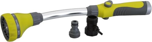 4YourHome Heavy Duty Garden Hose Pipe Gun Sprayer Nozzle with 8 Pre-Set Functions & Comfort Grip Handle