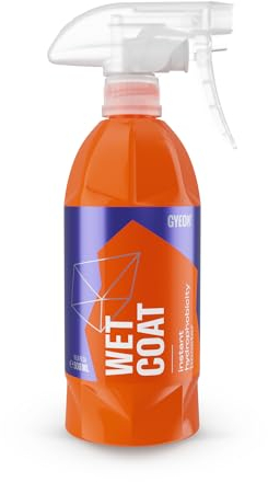 GYEON Q²M WetCoat - Ceramic Car Coating Spray & Hydrophobic Booster - Water Repellent Spray, Car Cleaning Kit Products, 500 ml