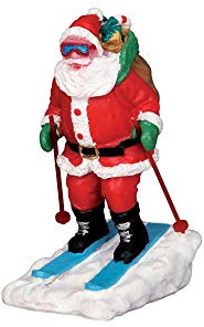 Lemax Vail Village Figurine Père Noël Skier 52337