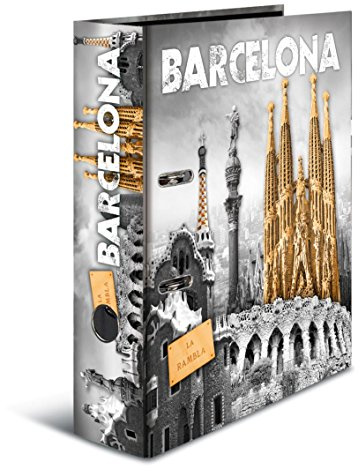 Motivordner / DIN A4 / 80mm breit / Barcelona
