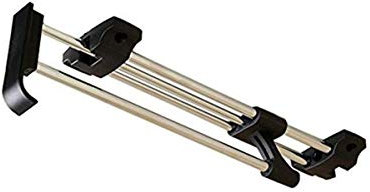 Wardrobe Rail,Uotyle Wardrobe Pull Out Clothes Hanger Rail Organizer Rack MetalStainless Steel Retractable Wardrobe Rail with Screw,30cm/11.8inch 1Pcs