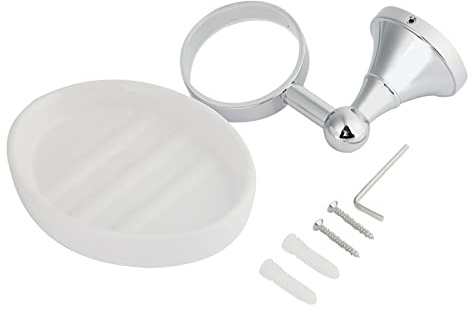 Portasapone Ceramica Bagno - Porta Sapone Appeso Moderno in Ceramica di Alta Qualità con Design Elegante, Accessori da Bagno per Doccia e Vasca da Bagno