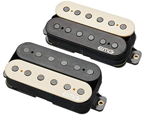 EMG Jim Root JR Daemonum Humbucker Pickup Set, Zebra (7194.00)