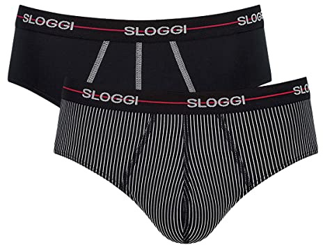 Sloggi Men's sloggi men Start Midi C2P box, RED - DARK COMBINATION