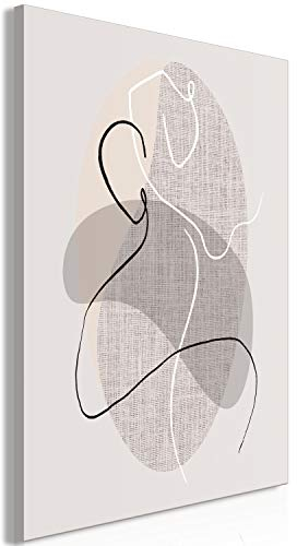 murando - Akustikbild Vintage Bilder Akustikschaum Hochleistungsschallabsorber Schallschutz Leinwand 1 tlg Wandbild Raumakustik Schalldämmung Abstrakt Retro a-A-0634-b-a