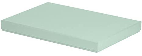 Rössler - Geschenkbox DIN A4 225x325x30 mm Mint | Geschenkkarton mit Deckel für Geschenke, Gutscheine, Dokumente und Aufbewahrung