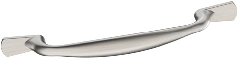 FURNIWARE 10 Stück Schrankgriffe,96 mm Bohrlochabstand Schubladengriff,Gebürstetes Satin-Nickel Möbelgriff Schubladengriffe für Türen, Kommoden, Küchen, Truhen, Schränke