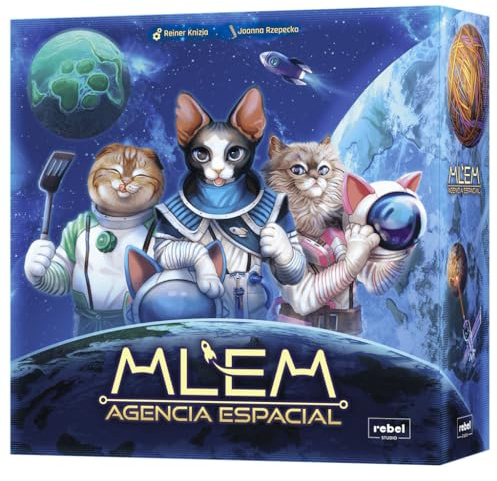 Asmodee MLEM Agencia Espacial, Juego de Mesa de Estrategia