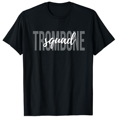 Posaune Squad Posaunenspieler Jazz Musik Marching Band T-Shirt