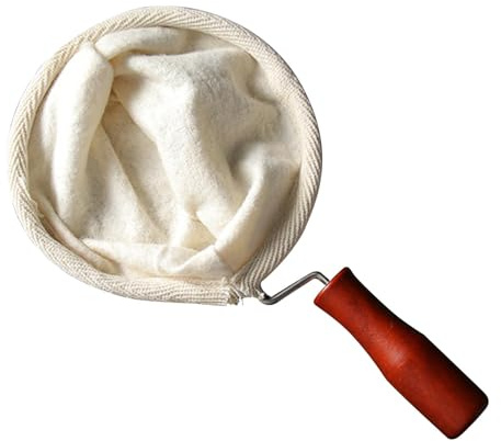 Chaussette à café - Chaussette à café portable, filtre à café réutilisable | Filtre à café en tissu en flanelle réutilisable fait à la main, passoire à café multifonction avec manche en bois pour la