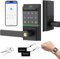 MYPIN Smart Door Lock with Biometric Fingerprint & Touchscreen Keypad, Keyless Smart Lock, 7-in-1 Unlock, Compatible with Apple Watch for Front/Exterior/Interior Doors