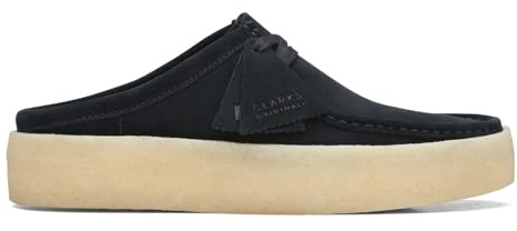 Clarks Originals Wallabee Cup mockaskor för män i svart, Svart, 45.5 EU