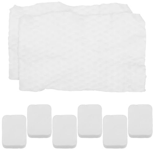 WEKADRIN 8 Stück Teiliges Dicke Saugfähige Baumwollpads mit Perlenstruktur für Gesicht und Nägel Hautfreundlich Vielseitig Einsetzbar für Make up entfernung Reinigung und Feuchtanwendung