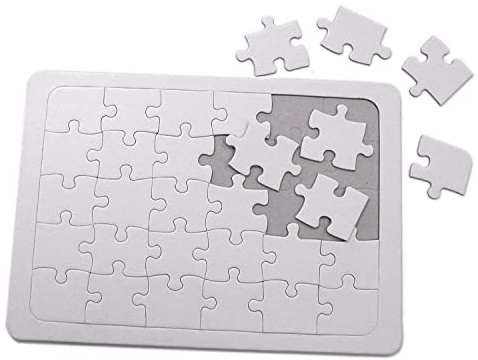Major Brushes 30 Piece Blank A4 Jigsaw Puzzle