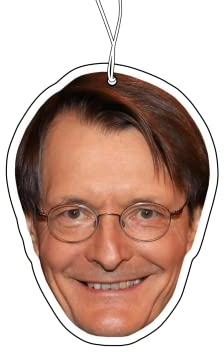 Karl Lauterbach - Set di 2 alberi profumati per auto, divertenti, per auto, profumati