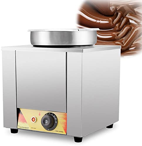 BASII Templadora de Chocolate, crisol de Chocolate eléctrico de 500 W 30 ℃ ~ 110 ℃, Calentador de Salsa Comercial de 5 l para Tiendas de Chocolate Hechas a Mano, Casas, hoteles, restaurantes
