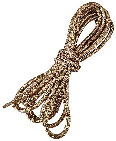 Wambere 1 paio di lacci rotondi lucidi da 4 mm, sottili, resistenti agli strappi, per scarpe da corsa, scarpe sportive, scarpe da corsa, scarpe da uomo, colore bianco, 100 cm