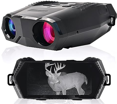 Zoomble® Night Vision Pro with Digital Camera, HD 1080p, Infrared CMOS Sensor, 400m Range, 32GB SD Card, e-Book, IP54 Waterproof, 10h Battery Life - Compact and Lightweight