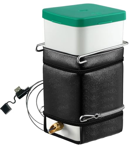 GRONGU Haustier USB Beheizter Wasserspender Für Kaninchen Externe Automatische Heizung Wasserzufuhr Saubere Wasserflasche Mit Schlagbolzenkopf Hamster Wasserflasche