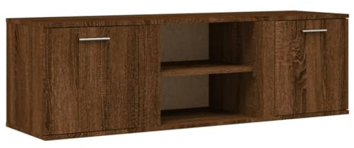 vidaXL Mobile Porta TV Rovere Marrone 120x34x37 cm Legno Multistrato