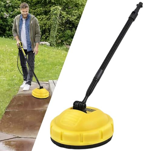 Alta Presión Limpiadora Rotativa Superficies,accesorios Para Suelo Hidrolimpiadora,Limpiador Superficies Planas Rotativas,Cepillo Para Lavadora A Presión Para Patio,limpiador De Azulejos Rotativo-1pcs