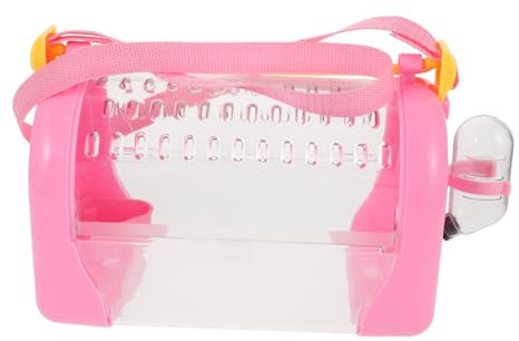 HAPINARY Tragetasche Für Kleintiere Transportkäfig Für Hamster Zwerghasen Und Chinchillas Atmungsaktiv Und Tragbar Für Reisen Ausflüge Und Camping Mit Schultergurt