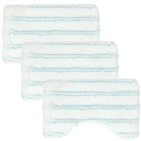 IUSOT 3 Cover Replacement Micro Fibre Cleaning Pad for Leifheit Used for Tile and Bath Wiper Bath Cleaner, Microfibre Mop Cover with Special Bristles