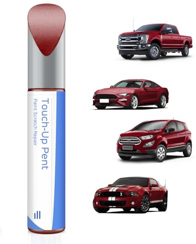RR Ruby Red Metallic Tricoat Lackstift Kompatibel mit Ford Exakte Übereinstimmung für Chips und Kratzer