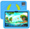 YUMBOT Tablet Bambini 10,1 Pollici, Tablet Android 13 con WiFi, 8GB RAM+128GB Rom, Tablet per Bambini con Batteria 6000mAh, Custodia Antiurto Eva, Controllo Parentale, Doppia Fotocamera (Blu)