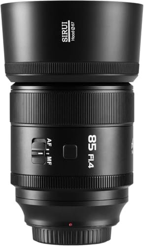 SIRUI Aurora 85mm Full Frame Auto Focus Lens for E Mount Cameras