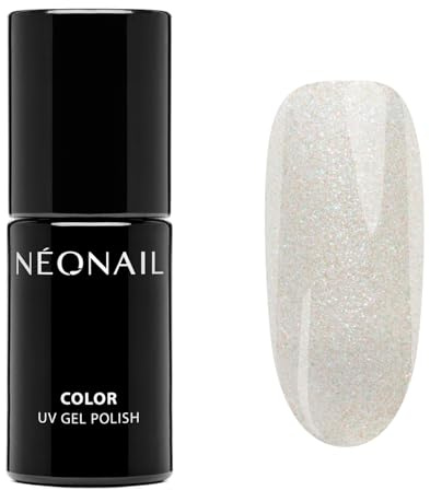 NÉONAIL UV Nagellack 7,2 ml - Weiß - Celestial Mist - NÉONAIL Farben - UV Lack Glitzer - Gel Nägel - Nageldesign