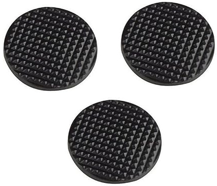 3 tapas analógicas de repuesto para joystick para Sony PSP 1000 1001, accesorios de botón (negro)