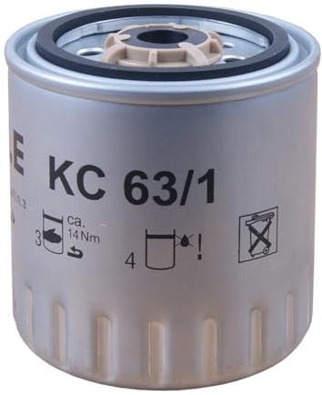 MAHLE KC 63/1D Kraftstofffilter - für Mercedes-Benz 123 Saloon (W123)