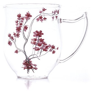 Becher 0,3l Cherry Blossom aus Glas