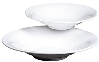 García de Pou 126.78 Platos Hondos, 28 cm, Set de 2, Blanco